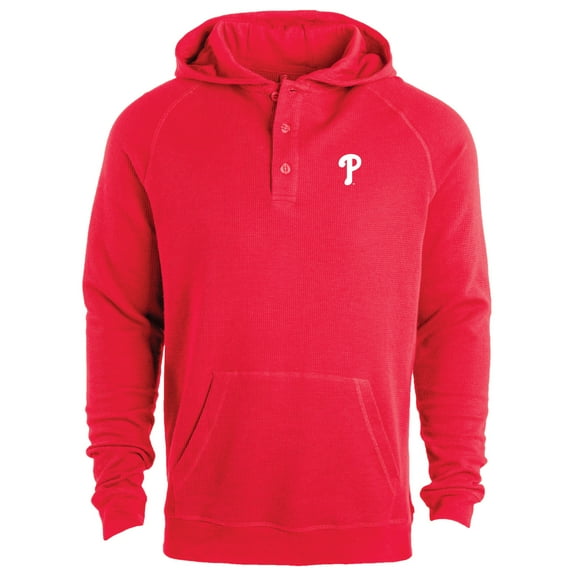Men's-Dunbrooke  Red Philadelphia Phillies Montana Lightweight Raglan Pullover Hoodie