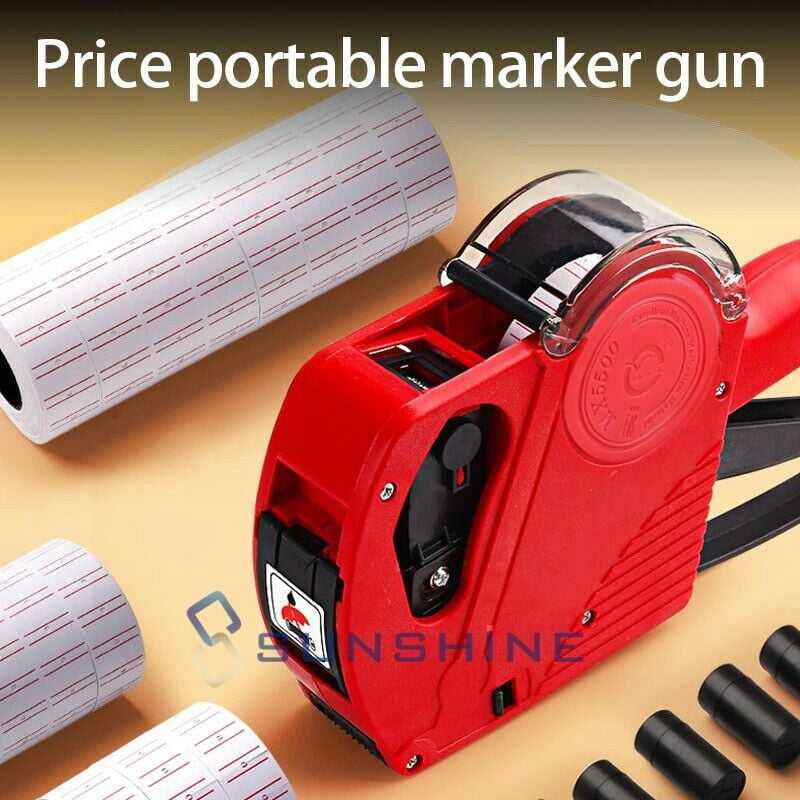 Tagging Gun Price Tagger MX5500 8 Digits Price Portable Tag Gun+5000