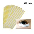 thumbnail image 2 of Pestañas postizas Pestañas postizas Racimos naturales 100 pares de pegatinas de papel de aislamiento Almohadillas de extensión de pestañas para adhesivo de pestañas, 2 of 2