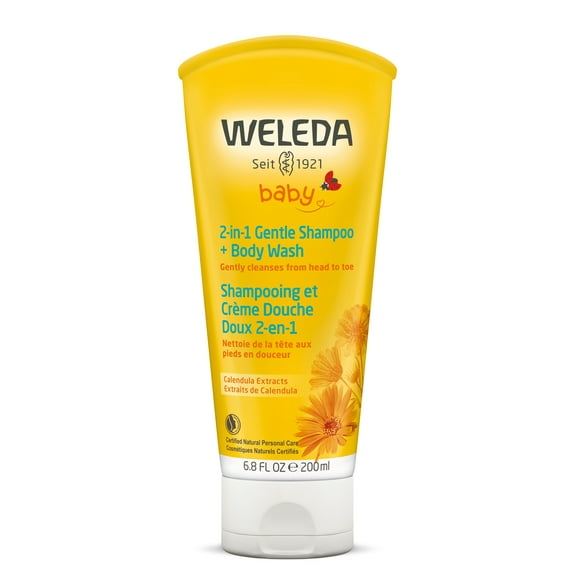 Weleda Baby Shampoo and Body Wash with Calendula Extracts, 6.8 fl oz