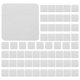 thumbnail image 2 of Posavasos de SublimacióN Cuadrado de 60 Piezas Estera de Taza en Blanco de SublimacióN Posavasos de Goma en Blanco Estera de Taza de Transferencia Calor Tapete Taza en Blanco, 2 of 5