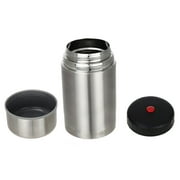 Mainstays Food Jar Insulated Food Storage Container, Stainless Steel, 27oz, Perfect for School Lunches and Activities to Keep Meals Hot or Cold