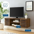 thumbnail image 5 of Modway Render 46" Wall-Mount Media Console TV Stand in Walnut, 5 of 9