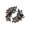 B, variant on 2pcs Gothic Artificial Flower Bouquet, Five Branch Star Shaped Floral Arrangement, Wedding Welcome Sign Accent For Table Entryway And Halloween Decor, B