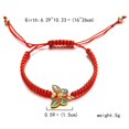 thumbnail image 3 of Adjustable Woven Bracelet, Fashionable Ladies Accessory, Durable Cotton Material, Easy Size Customization, Elegant Beaded Design, For Daily Wear, Gift Choice, Women's Fashion Jewelry | Metal, White, 3 of 7