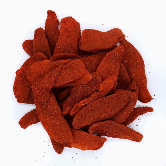 Snack Delights Dried Chili Mango Slices – Sweet & Spicy Dried Mango, Gluten-Free Healthy Fruit Snack, Naturally Flavored (1 Pound)