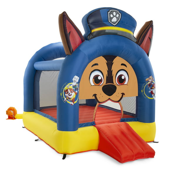 PAW Patrol Inflatable Bounce House for Kids by Delta Children - Includes Heavy Duty Blower, Ground Stakes, Repair Patches and Storage Bag – Recommended for Ages 3 