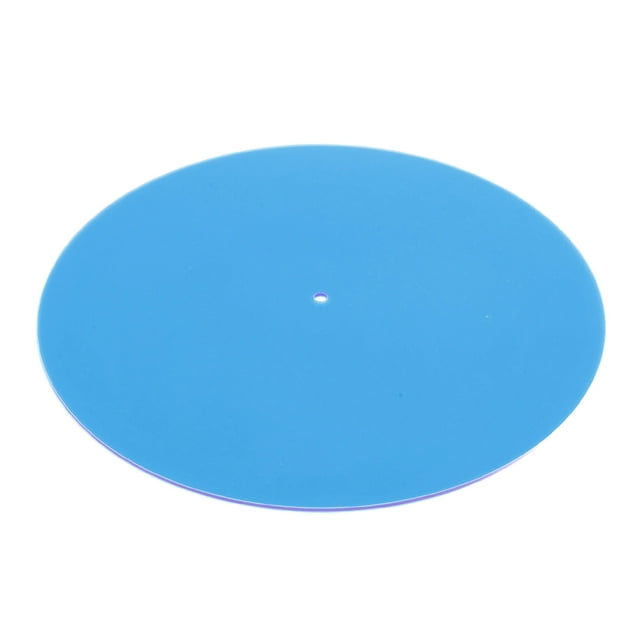Alfombrilla Acrílica Para Tocadiscos, Alfombrilla para Tocadiscos, Alfombrilla para Platos de Bajo Ruido, Con Efecto Brillante, Para Tocadiscos de 12 Pulgadas