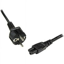 StarTech PXTNB3SEU2M 2 m 3 Prong Laptop Power Cord - Schuko CEE7 to C5 Clover Leaf Power Cable Lead