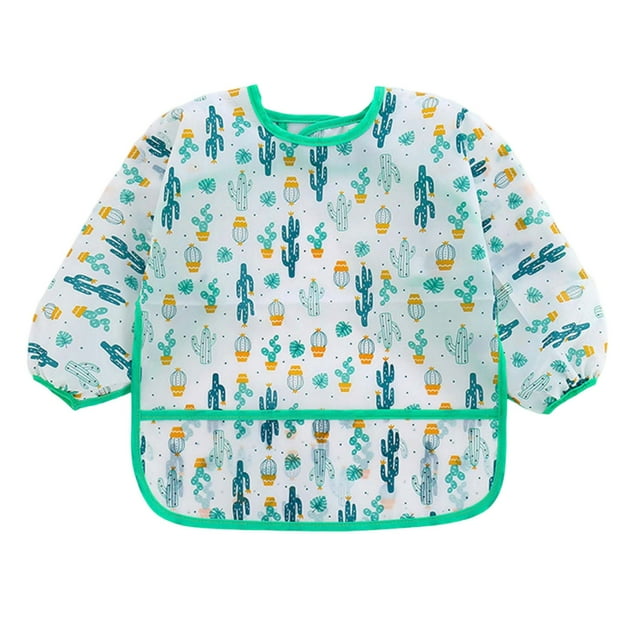 MIASHUI Bavoir pour Bébé à Manches Longues Tenue pour Tout-Petits