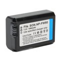 thumbnail image 1 of Batería de iones de litio NP FW50, batería inteligente de repuesto de 1080mAh para cámara A6000 A6400 A7m2 A6300 A6100 A5100 Zve10, 1 of 8