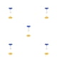 thumbnail image 1 of Eigraketly Paquete de 12 toboganes para sedal de pesca conectores de pasadores deslizantes CBP504168, 1 of 4