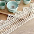 thumbnail image 5 of 2Pcs White Lace Table Doilies with Handmade Crochet Floral Table Doilies Cover for Coffee and End Table Decoration, 5 of 8
