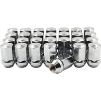32 Chrome OEM Factory Lug Nuts Compatible with 2013 & Newer Ram 2500 3500 HD Trucks 14x1.5