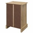 thumbnail image 6 of Bridge Brazil Wood Nightstand 1 Door 1 Drawer Corona Gray | Furniture Dash Antique Brown, 6 of 6