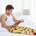 thumbnail image 6 of Picia Funny Construction Vehicles Mens Soft Woven Cotton Elastic Waistband Sleep Pajama Pant Lounge Sleep Pant With Pockets And Drawstring-Small, 6 of 9
