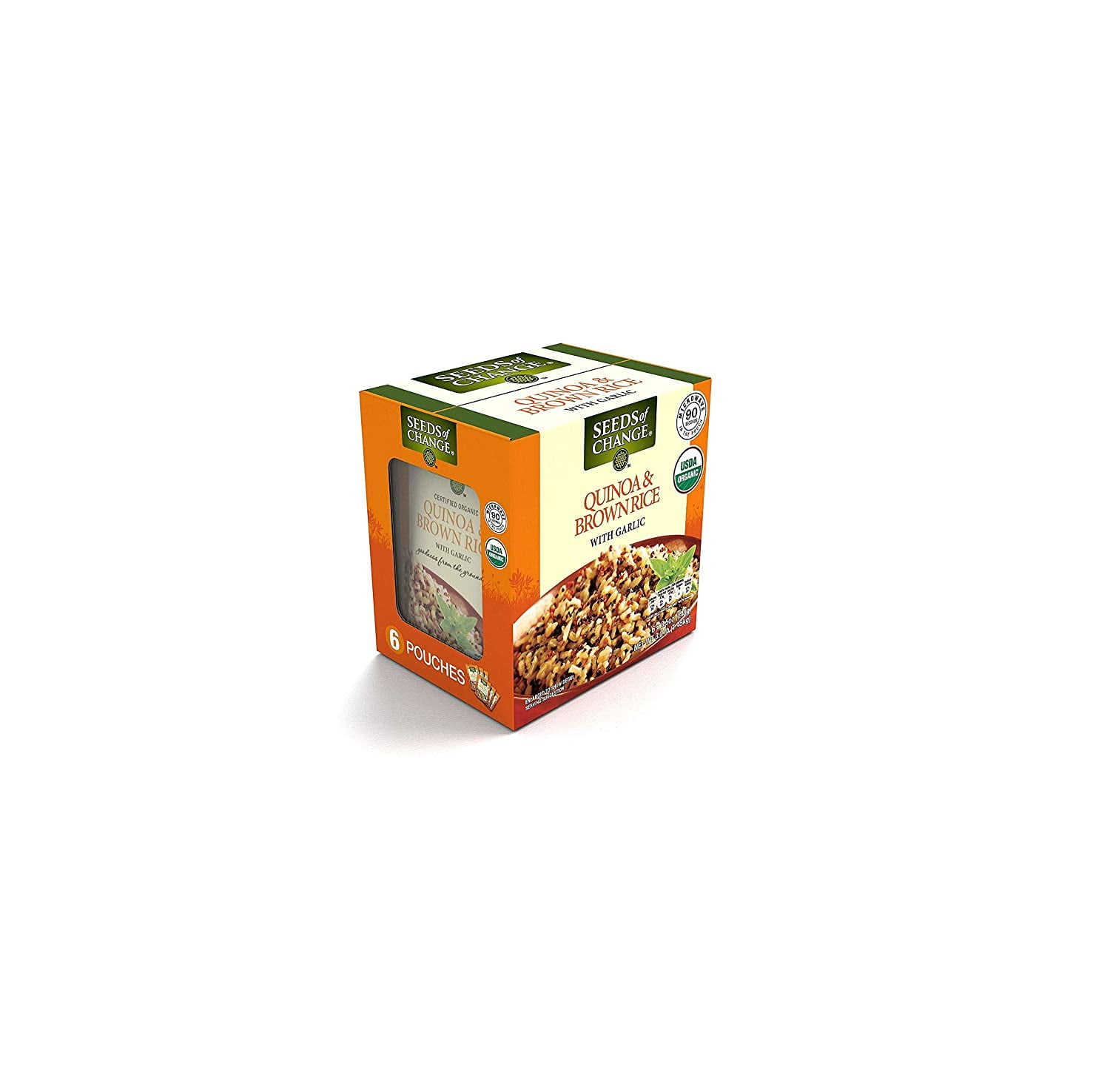 Seeds of Change Certified Organic Quinoa and Brown Rice with Garlic 8.5