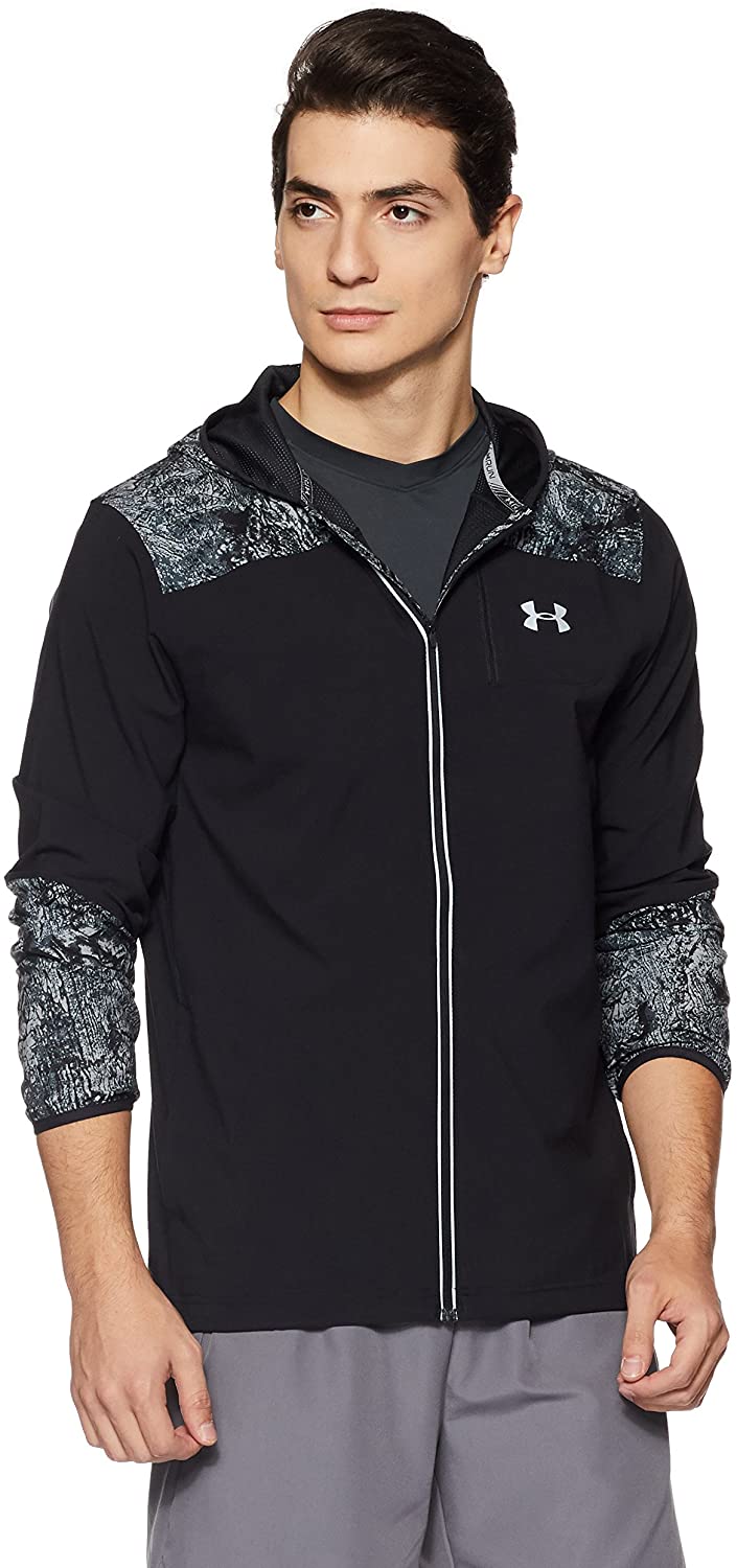 under armour storm printed jacket