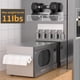 thumbnail image 4 of Estante magnético para especias para refrigerador, paquete de 7 estantes magnéticos 100% metal, organizador de especias de cocina con estante de gancho, soporte para toallas de papel, organizador de, 4 of 26