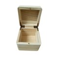 thumbnail image 4 of WHAMVOX 1Pack Jewelry Storage Box Wood Khaki Color for Family Dressing Table, 4 of 8