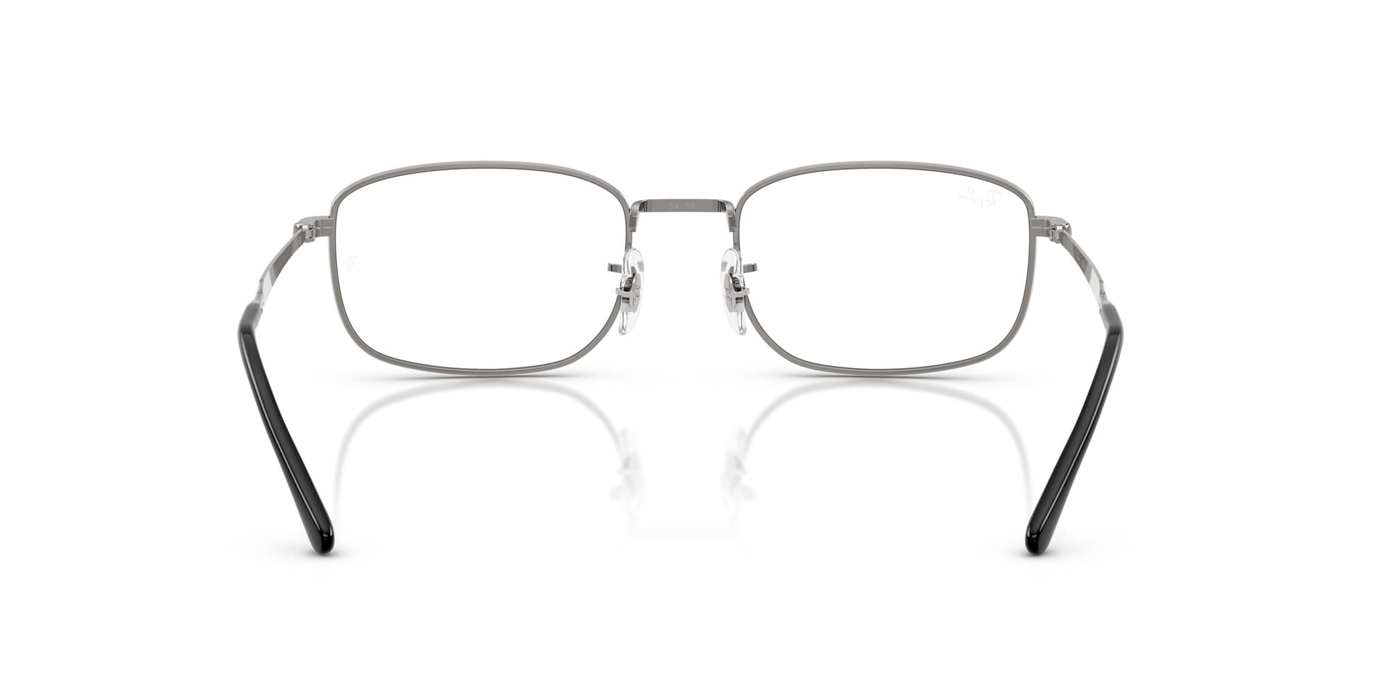 Ray-Ban Unisex Size 54 Pillow RB6533 Optics Prescription Eyeglasses with Case, Gunmetal/Demo Lens