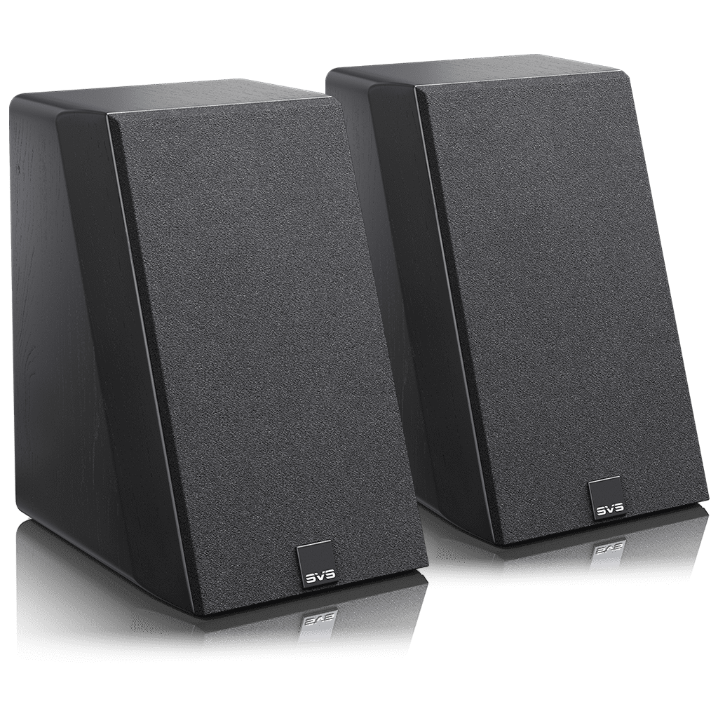 SVS Ultra Evolution Elevation, Flagship Reference Height Effects Speaker, Diamond Coated Tweeter - Pair - Black Oak