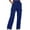 Blue, variant on Tbopshirt Cargo Pants for Women,Womens Pants,Women's Fashionable Casual Elastic Waist With Multiple Pockets, Work Clothes, and Sports Pants,Gifts for Women