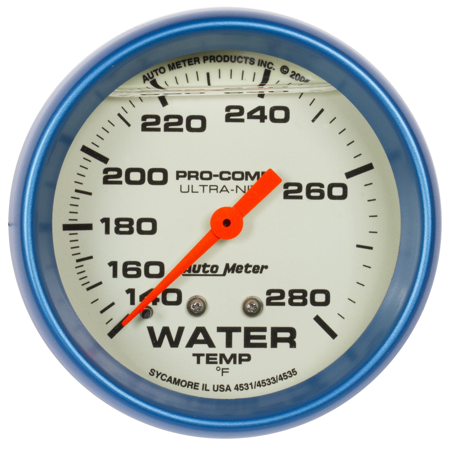 Auto Meter 4235 Ultra-Nite Water Temperature Gauge 