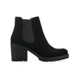 thumbnail image 2 of Sun + Stone Womens Morghan Faux Suede Round Toe Ankle Boots, 2 of 3