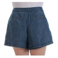 thumbnail image 4 of Max Edition Womens Solid Casual Denim Shorts, Blue, 0, 4 of 4