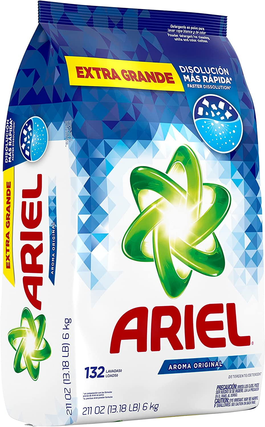 Ariel Powder Laundry Detergent, Original Scent, 132 loads, 211 oz (80339059)