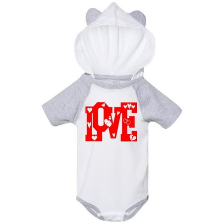 

Inktastic Valentine’s Day Love with Hearts Gift Baby Boy or Baby Girl Bodysuit