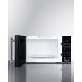 thumbnail image 2 of Compact microwave in black with allocator and USB ports, 2 of 3