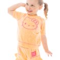 thumbnail image 3 of Hello Kitty Toddler Girl Embroidered Graphic Top and Ruffle Shorts Set, 2-Piece, Sizes 12M-5T, 3 of 5