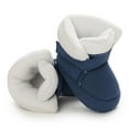 thumbnail image 2 of Toddler Boys Girls Warm Winter Snow Boots,Soft Sole High Tops Ankle Booties Non-slip Prewalker First Walking Crib Shoes, 2 of 9
