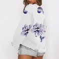 thumbnail image 5 of Mode Hoodies pour Femmes 2023 Col Rond Imprimé Pull Ample à Capuche Manches Longues Pull 50% de Réduction Costumes Halloween/noël, 5 of 5