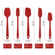 thumbnail image 3 of Utensilios de cocina Herramientas para hornear Utensilios de cocina de silicona en crema Juego de 9 utensilios de cocina Cuchilla raspadora para pasteles, 3 of 6
