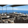 thumbnail image 4 of Compamia Florida Chaise de Salle à Manger de Patio en Résine Aspect Osier, Blanche, 4 of 14