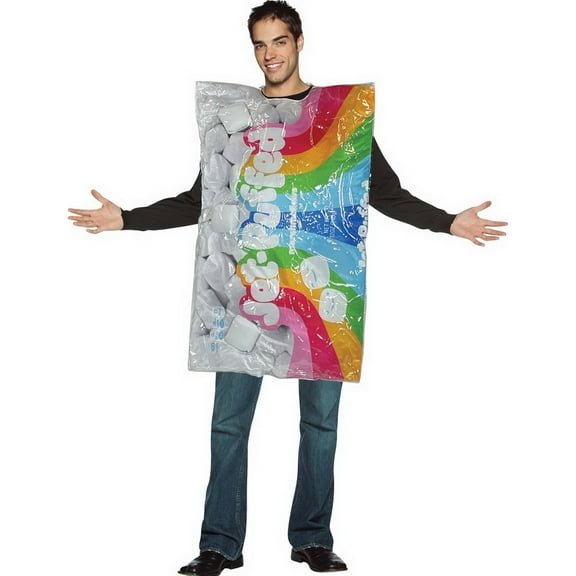 Rasta Imposta Kraft Jet-Puffed Marshmallows Men's Halloween Fancy-Dress Costume for Adult, One Size