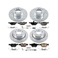 thumbnail image 3 of PowerStop Front and Rear Z23 Evolution Sport Carbon-Fiber Ceramic Brake Pad and Drilled & Slotted Rotor Kit Fits: BMW Select Models K2746, 3 of 10