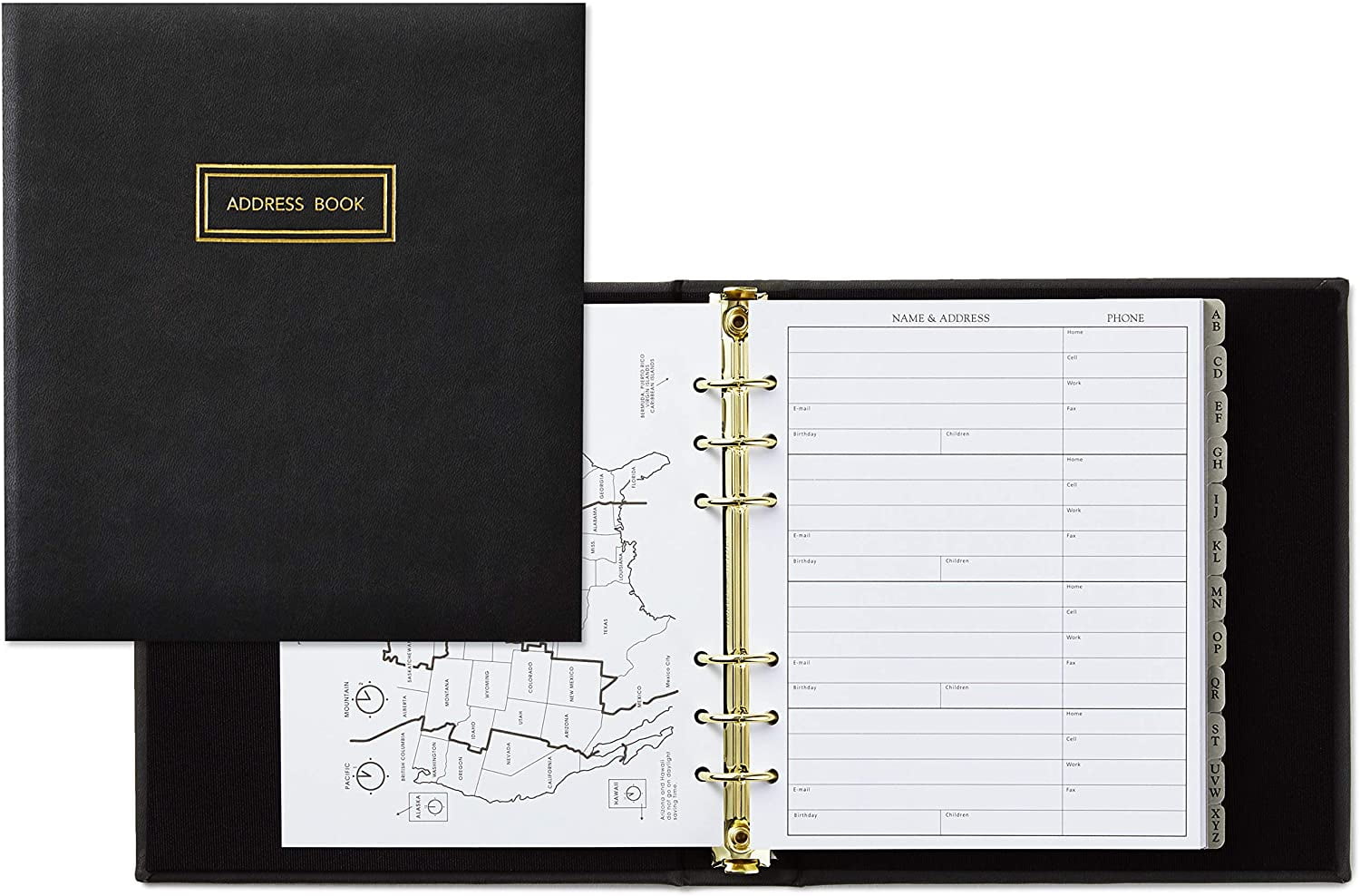 Hallmark Refillable Address Book (Charcoal) Walmart Canada