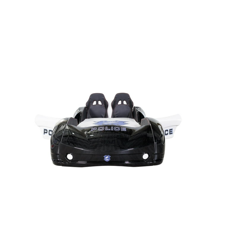 Titi Racer Modern TT Twin Race Car Bed with Remote Control