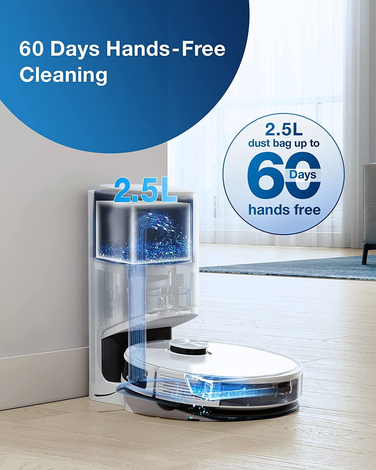 ECOVACS - Brandclub - ECOVACS DEEBOT N10 PLUS Ultra Robot Vacuum 