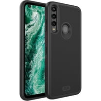 TUDIA MergeGrip Orbic Myra 5G UW Phone Case Dual Layer Heavy Duty Cover - Matte Black