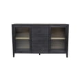 thumbnail image 3 of Alpine Furniture Rectangular Wood Oscar Sideboard - Black, 3 of 9