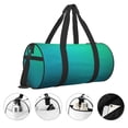 thumbnail image 3 of Sikiie Green Turquoise Teal Duffel Bag, Travel Bag, Sports Gym Bag - Ideal for Sports, Gym, Overnight Stays, 3 of 6