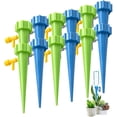 thumbnail image 1 of Self Watering Spikes, Slow Release Control Valve Switch Automatic Irrigation Watering Drip System-12Pack（6 green and 6 blue）$12Pcs Self Watering Spikes Adjustable Plant Watering Spikes Automatic Watering Devices with Slow Release Control Valve Switch for Outdoor Indoor Plants$Self Watering Devices, 12 Pcs Automatic Irrigation Spikes to water Plant, Adjustable Water Volume Drip System for Holiday Plant Watering, 1 of 8