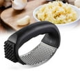 thumbnail image 7 of IMossad Stainless Steel Garlic Presser with Peeler and Cleaning Brush - Garlic Rocker Mincer Crusher - Easy-to-Use Kitchen Tool for Efficient Cooking, 7 of 7