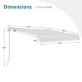 thumbnail image 5 of Macrout Patio Awning 8x7 Feet Sunshade Canopy for Manual Retractable Awnings, 4607 (Dark Blue), 5 of 10