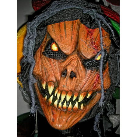 LAMINATED POSTER Scary Face Mask Zombie Devil Halloween Evil Poster Print 11 x 17